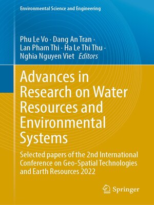 cover image of Advances in Research on Water Resources and Environmental Systems